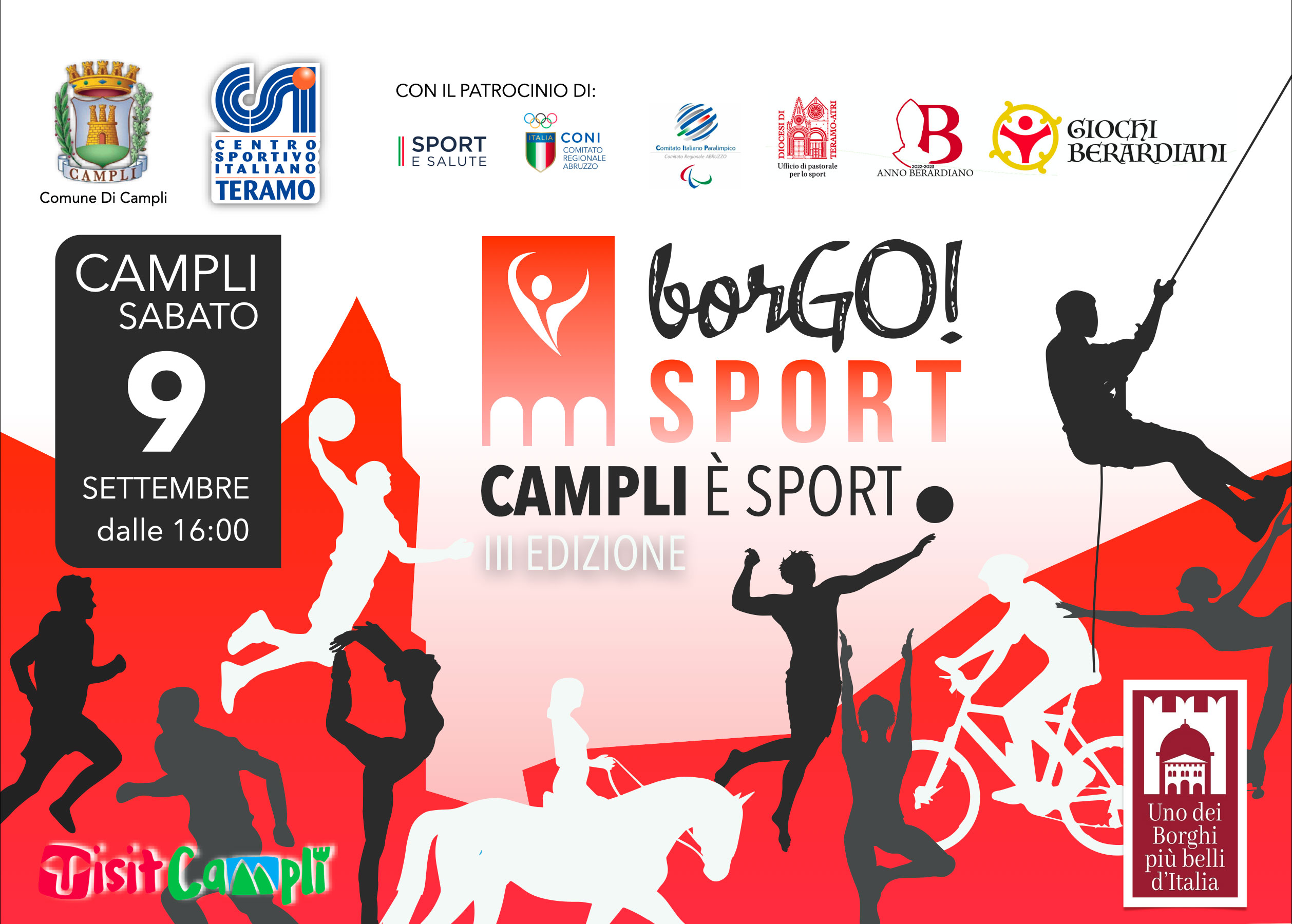 Il prossimo Sabato Campli si tinge di sport