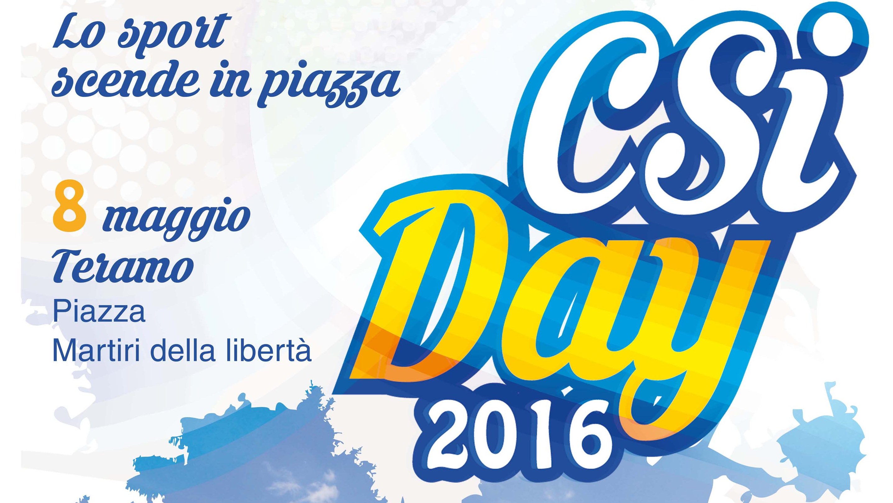 Domenica 8 maggio scendi in piazza con lo sport CSI