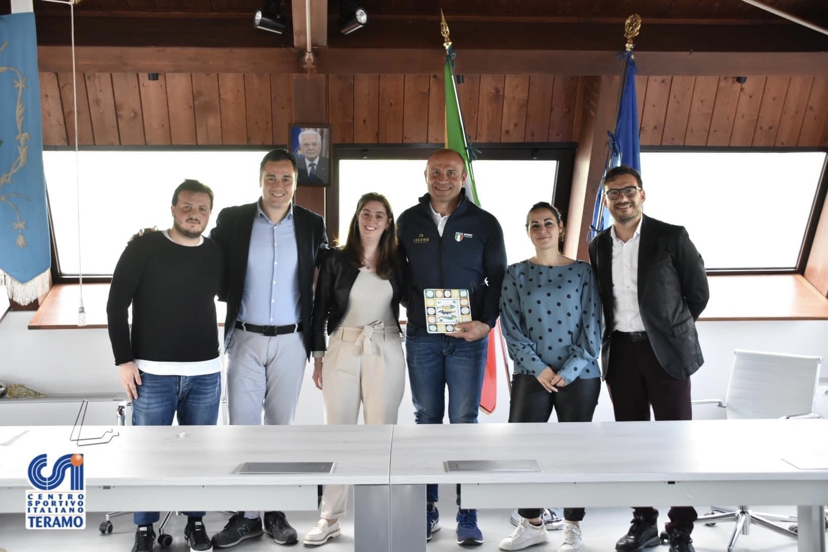 A Castelli l'olimpionico Tartaglia apre gli incontri con le eccellenze sportive