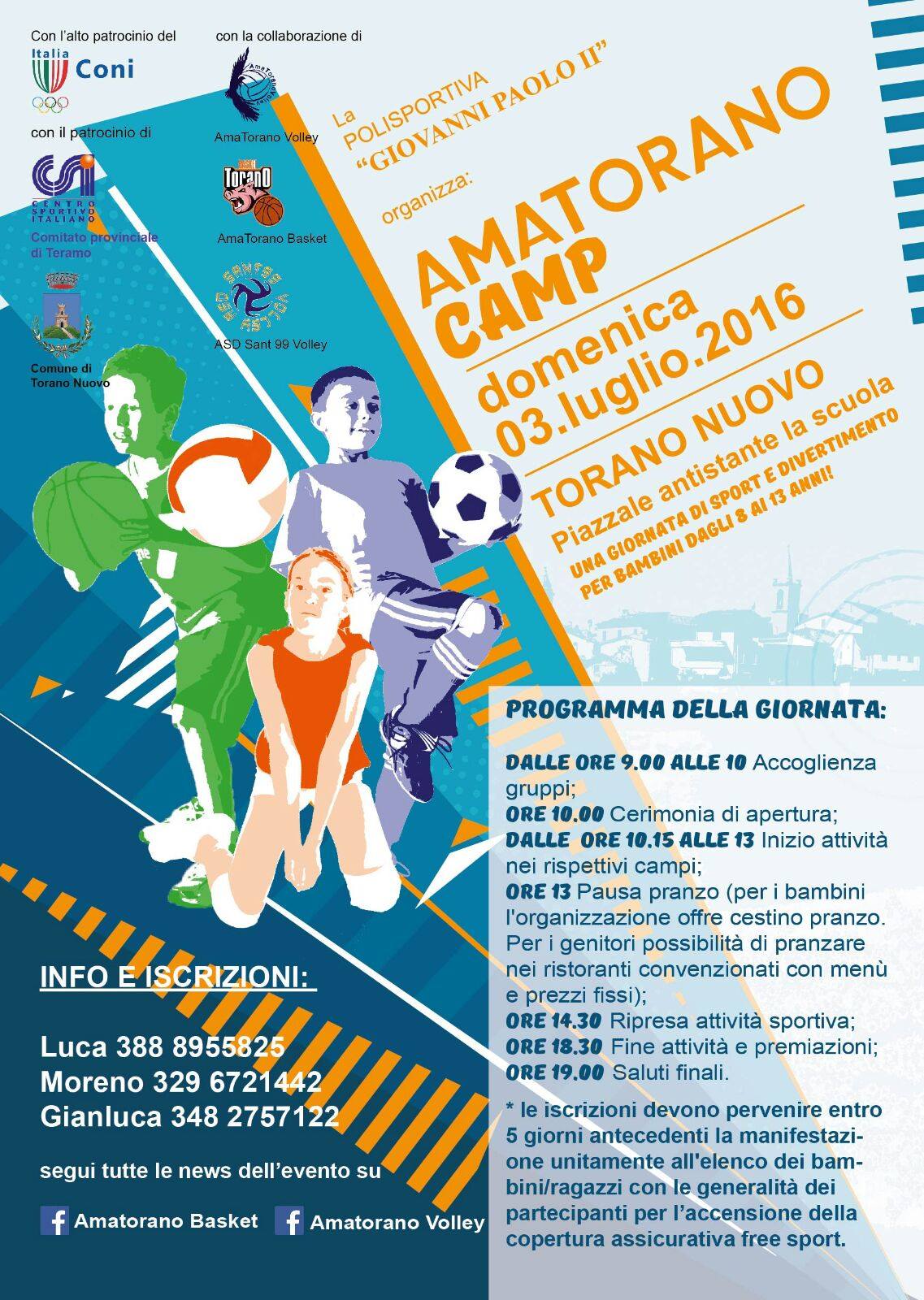 Arriva l'AMATORANO Camp!